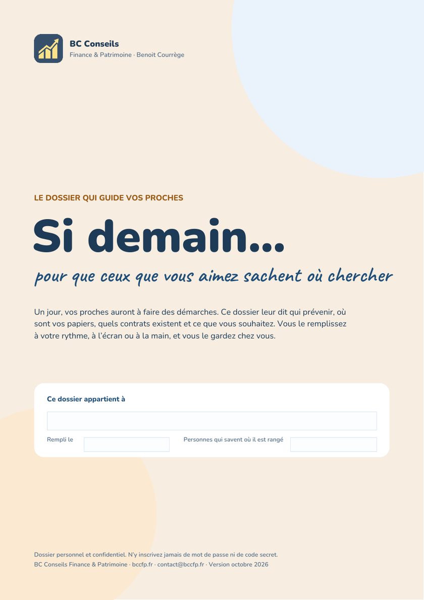 Couverture du dossier Si demain